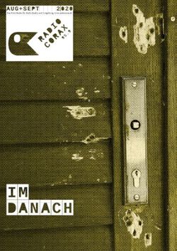 AUG+Sept €2020 - Radio CORAX