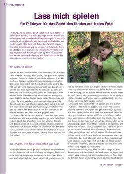 Lass mich spielen Ein Pl&auml;doyer f&uuml;r das Recht des Kindes auf freies Spiel