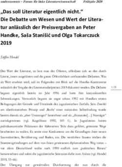 "Das soll Literatur eigentlich nicht." Die Debatte um Wesen und Wert der Literatur anlässlich der Preisvergaben an Peter Handke, Saša Stanišić ...