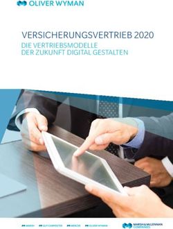 VERSICHERUNGSVERTRIEB 2020 - DIE VERTRIEBSMODELLE DER ZUKUNFT DIGITAL GESTALTEN - Oliver Wyman