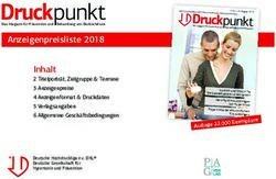 Anzeigenpreisliste 2018 Inhalt - PACs Verlag