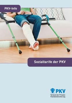 Sozialtarife der PKV - PKV-Info - PKV-Verband