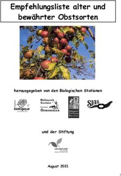 Empfehlungsliste alter und bew&auml;hrter Obstsorten - herausgegeben von den Biologischen Stationen und der Stiftung
