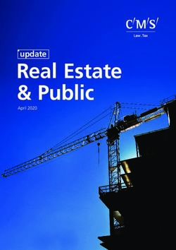 Real Estate & Public update - April 2020