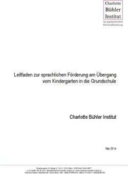 Leitfaden zur sprachlichen Förderung am Übergang vom Kindergarten in die Grundschule Charlotte Bühler Institut