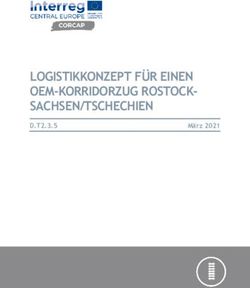 LOGISTIKKONZEPT F&Uuml;R EINEN OEM-KORRIDORZUG ROSTOCK-SACHSEN/TSCHECHIEN - D.T2.3.5 M&auml;rz 2021