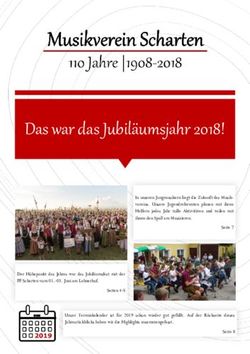 Das war das Jubiläumsjahr 2018! - Musikverein Scharten