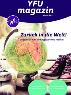 Zur&uuml;ck in die Welt! Austausch zum Bildungsstandard machen - Winter 2021