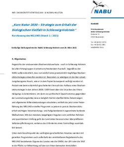 "Kurs Natur 2030 - Strategie zum Erhalt der biologischen Vielfalt in Schleswig-Holstein" - Der NABU in ...