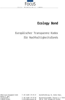 Europäischer Transparenz Kodex für Nachhaltigkeitsfonds Anleihen