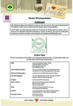 Tiroler Wirtshauskultur Leitspruch - Die Alm