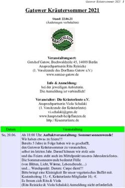 Gatower Kräutersommer 2021 - Die Kräuterleute eV