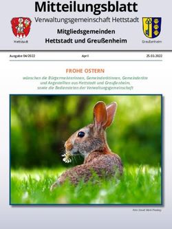 Mitteilungsblatt Verwaltungsgemeinschaft Hettstadt - Gemeinde Hettstadt