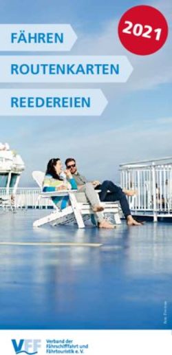 F&Auml;HREN ROUTENKARTEN REEDEREIEN 2021 - Verband der ...