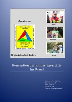 Konzeption der Kindertagessta tte Im Brand - Stadt Kirchhain
