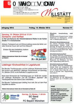 Mitteilungsblatt - Gemeinde Willst&auml;tt