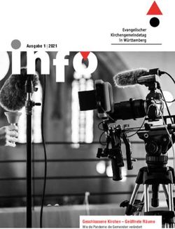 Ausgabe 1 | 2021 - Geschlossene Kirchen - Ge&ouml;ffnete R&auml;ume