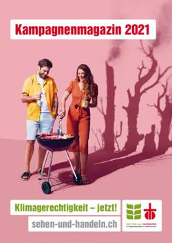 Kampagnenmagazin 2021 - Klimagerechtigkeit - jetzt! sehen-und-handeln.ch - Sehen und Handeln