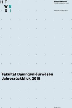 Fakult&auml;t Bauingenieurwesen Jahresr&uuml;ckblick 2018 - Hochschule ...