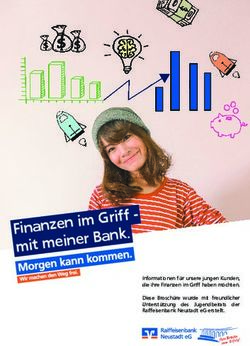 Finanzen im Griff - mit meiner Bank - Raiffeisenbank Neustadt eG