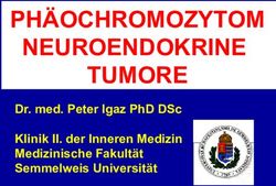 PH&Auml;OCHROMOZYTOM NEUROENDOKRINE TUMORE - DR. MED. PETER IGAZ PHD DSC KLINIK II. DER INNEREN MEDIZIN MEDIZINISCHE FAKULT&Auml;T SEMMELWEIS UNIVERSIT&Auml;T
