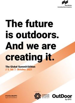 The future is outdoors. And we are creating it - The Global Summit Edition // 5. bis 7. Oktober 2021 - ISPO.com