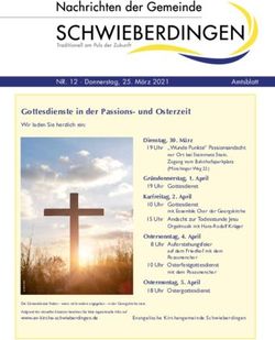 Gottesdienste in der Passions- und Osterzeit - Wir laden Sie herzlich ein: Gemeinde ...