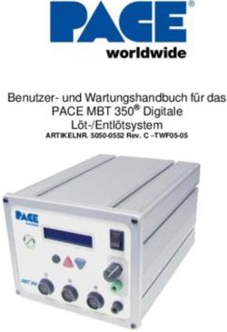 Benutzer- und Wartungshandbuch für das PACE MBT 350 Digitale Löt-/Entlötsystem