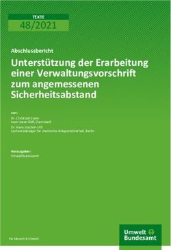 Unterst&uuml;tzung der Erarbeitung einer Verwaltungsvorschrift zum angemessenen Sicherheitsabstand - Umweltbundesamt