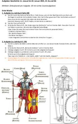 Aufgaben Geschichte 11. Januar bis 22. Januar 2021, Kl. 6a und 6b Mittlerer Zeitaufwand pro Aufgabe: 30 min (ohne Zusatzaufgaben) Erste Woche 1 ...