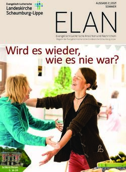 ELAN Wird es wieder, Landeskirche Schaumburg-Lippe