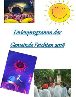 Ferienprogramm der Gemeinde Feichten 2018