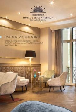 EINE REISE ZU SICH SELBST - Entdecken, entspannen, genießen - unsere Highlights im Steigenberger Hotel Der Sonnenhof, Bad Wörishofen ...