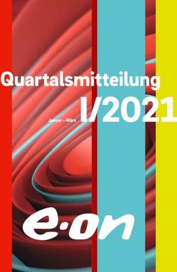 Quartalsmitteilung Januar - M&auml;rz I/2021 - EON