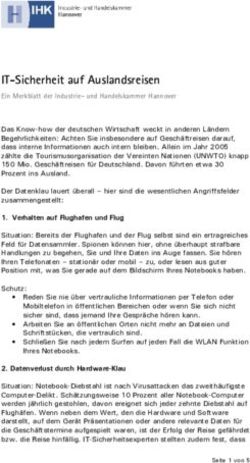 IT-Sicherheit auf Auslandsreisen - IHK Hannover