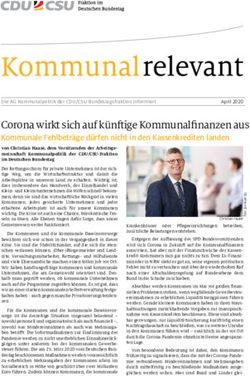 Corona wirkt sich auf k&uuml;nftige Kommunalfinanzen aus - CDU ...
