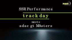 Track day SSR Performance adac gt MAsters - meets