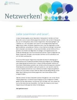 Liebe Leserinnen und Leser1, Editorial - Allianz für Beteiligung