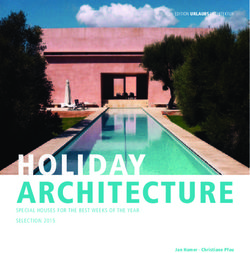 HOLIDAY ARCHITECTURE SPECIAL HOUSES FOR THE BEST WEEKS OF THE YEAR SELECTION 2015