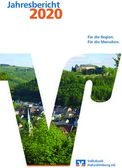 2020 F&uuml;r die Region. F&uuml;r die Menschen - Hohenlimburg eG - Volksbank Hohenlimburg eG