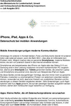 IPhone, iPad, Apps & Co - Datenschutz bei mobilen Anwendungen