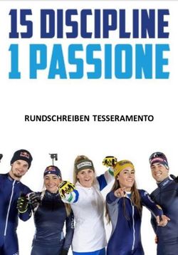 RUNDSCHREIBEN TESSERAMENTO - FISI S&uuml;dtirol