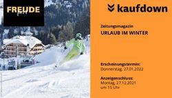 URLAUB IM WINTER Zeitungsmagazin Erscheinungstermin: Donnerstag, 27.01.2022 - sz-media