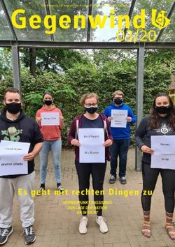 GEGENWIND 03/20 - ES GEHT MIT RECHTEN DINGEN ZU SCHWERPUNKT RASSISMUS ZUR LAGE DER NATION - KJG AACHEN
