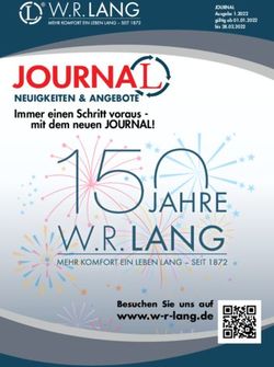JAHRE - JOURNA NEUIGKEITEN & ANGEBOTE - WR Lang