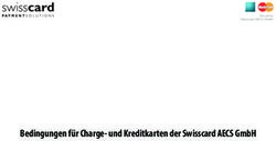 Bedingungen für Charge- und Kreditkarten der Swisscard AECS GmbH