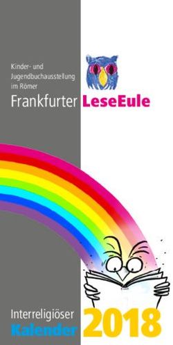 LESEEULE FRANKFURTER - INTERRELIGI&Ouml;SER