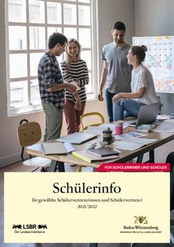 Schülerinfo für gewählte Schülervertreterinnen und Schülervertreter 2021/2022 - FÜR SCHÜLERINNEN UND SCHÜLER - Ministerium für Kultus, Jugend ...