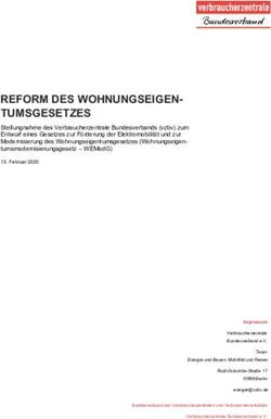 REFORM DES WOHNUNGSEIGEN-TUMSGESETZES - BMJV