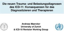 Die neuen Trauma- und Belastungsdiagnosen des ICD-11: Konsequenzen fu r das Diagnostizieren und Therapieren - Andreas Maercker University of ...